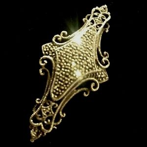 VINTAGE Judith Jack 925 Silver Marcasite Art Deco